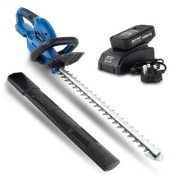 Hyundai HY2188 20V Cordless Hedge Trimmer -Cheap Blade Spray Store HY2188 Box Content 97117