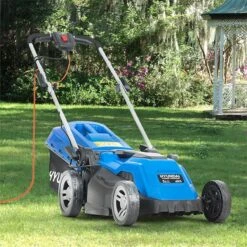 Hyundai HYM3800E Electric Roller Mulching Lawn Mower 38cm -Cheap Blade Spray Store hym3800e lifestyle 600x600 1 27335