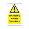 Treehog SS0050 Corex Safety Sign Warning Forest Operations -Cheap Blade Spray Store ss0050